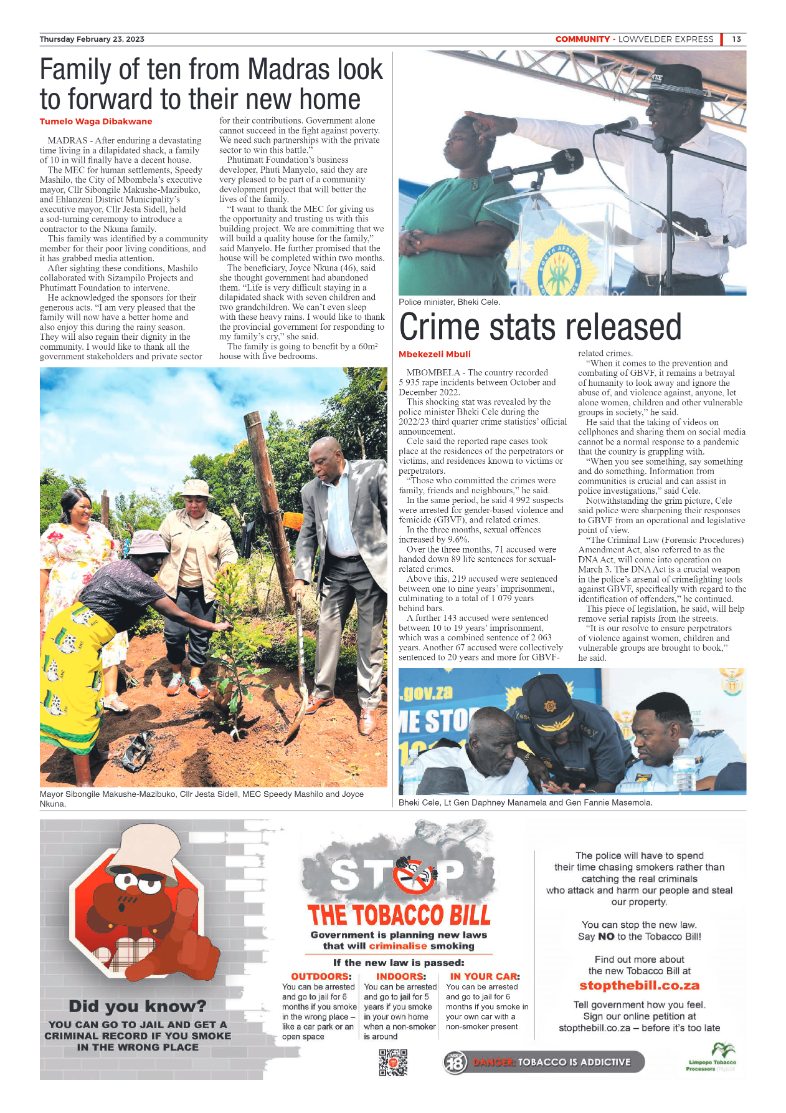 Lowvelder Express 23 February 2023 page 13