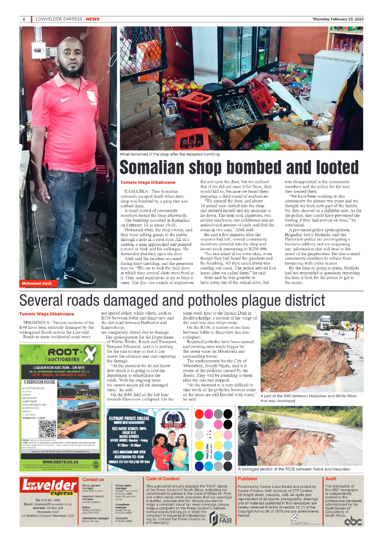 Lowvelder Express 23 February 2023 page 2