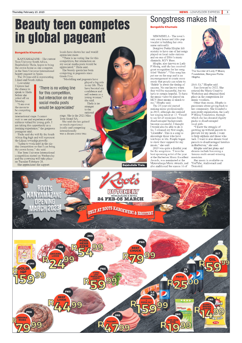 Lowvelder Express 23 February 2023 page 3