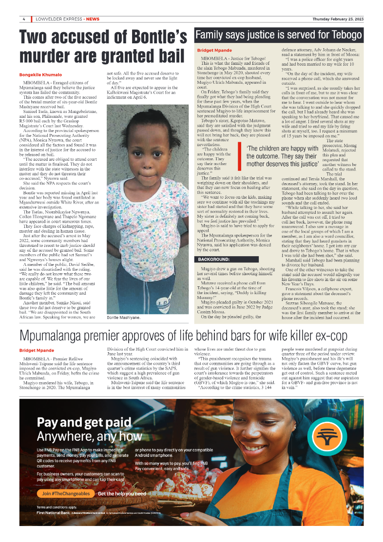 Lowvelder Express 23 February 2023 page 4