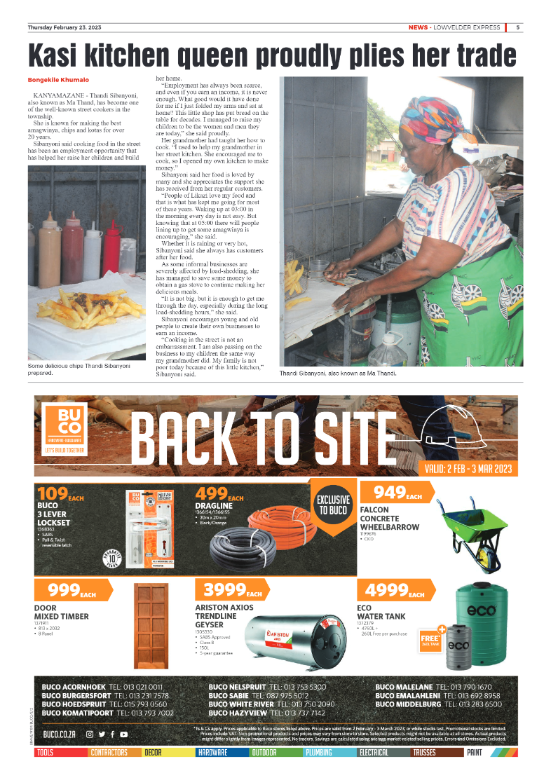 Lowvelder Express 23 February 2023 page 5