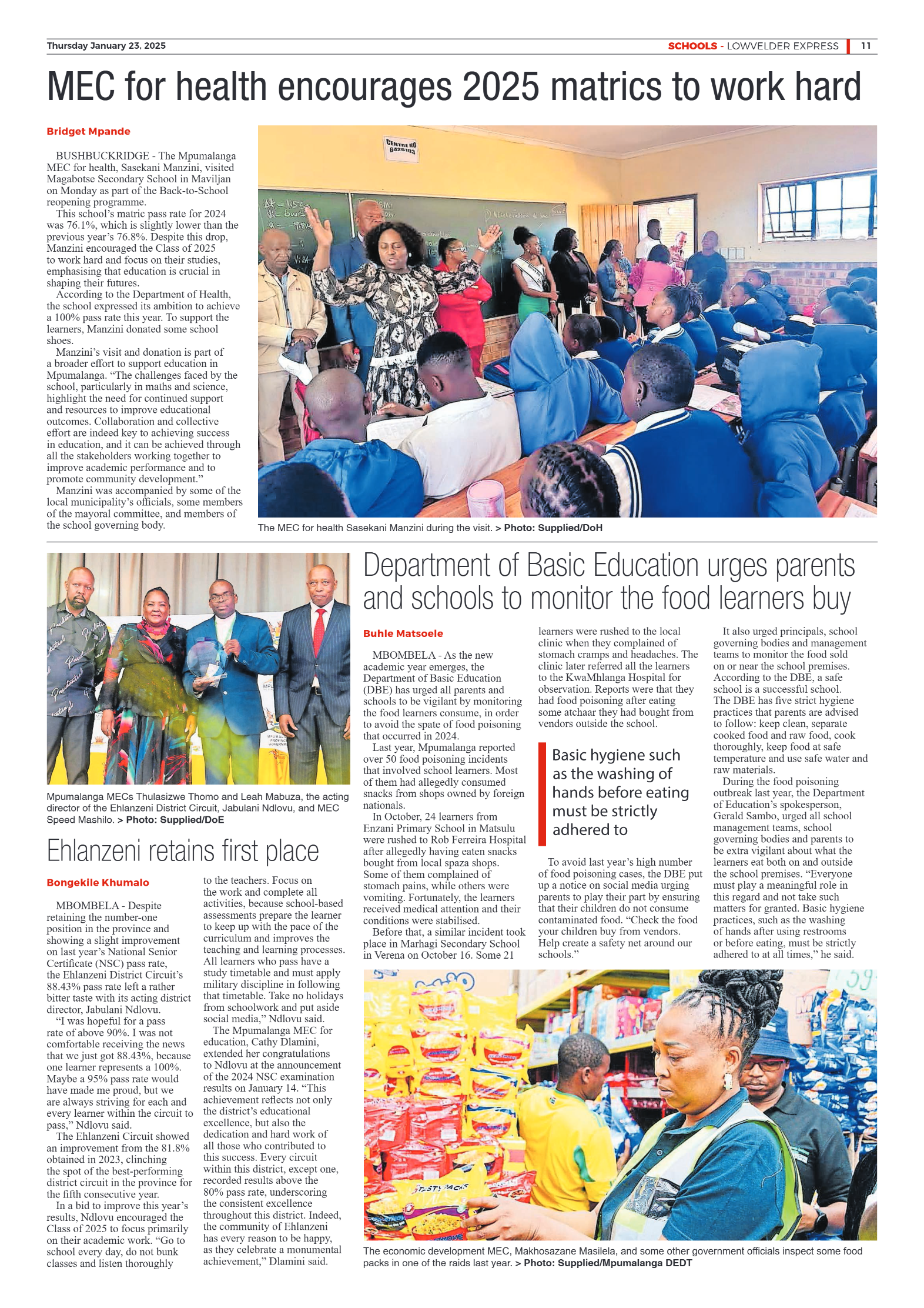 Lowvelder Express 23 January 2025 page 11