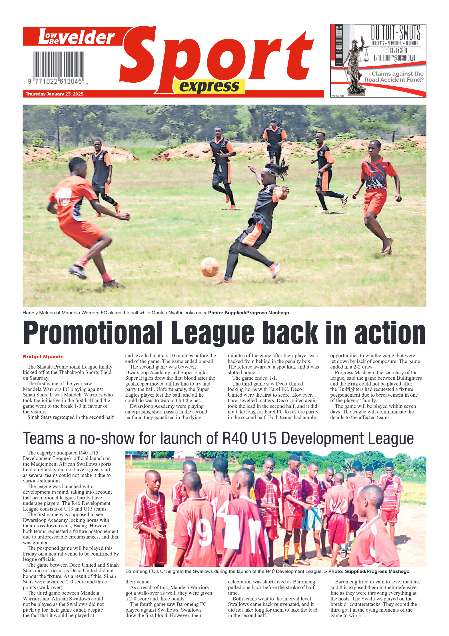 Lowvelder Express 23 January 2025 page 16