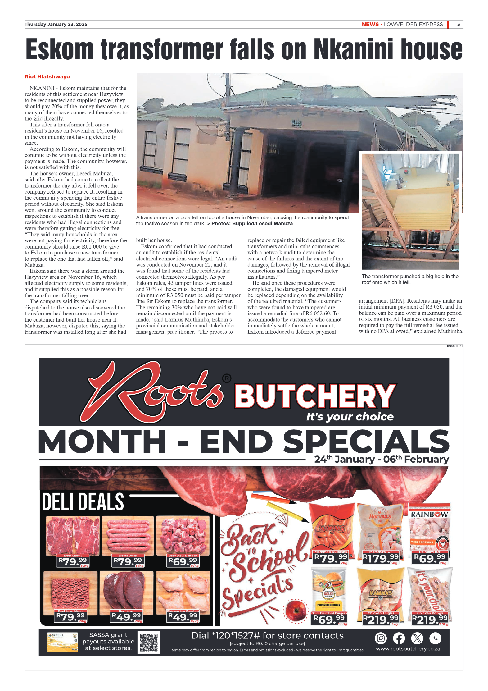 Lowvelder Express 23 January 2025 page 3
