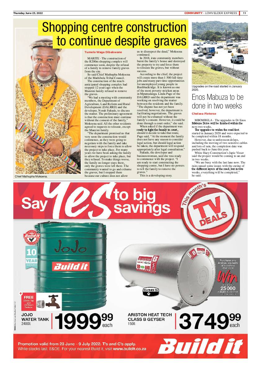 Lowvelder Express 23 June 2022 page 11