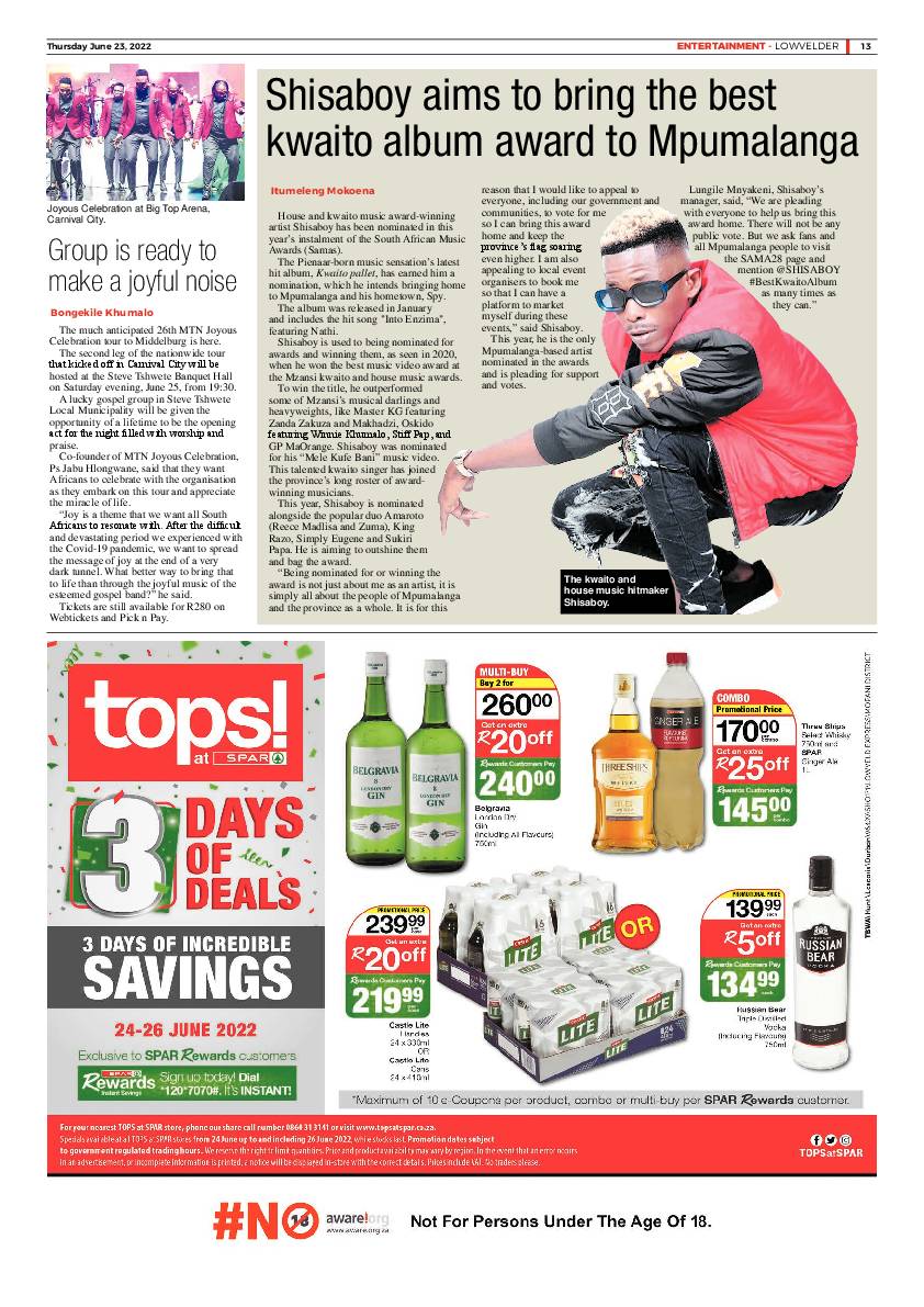 Lowvelder Express 23 June 2022 page 13