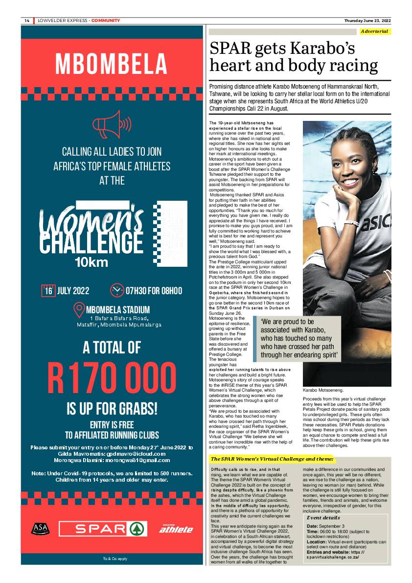 Lowvelder Express 23 June 2022 page 14