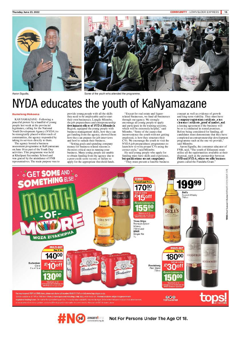 Lowvelder Express 23 June 2022 page 15