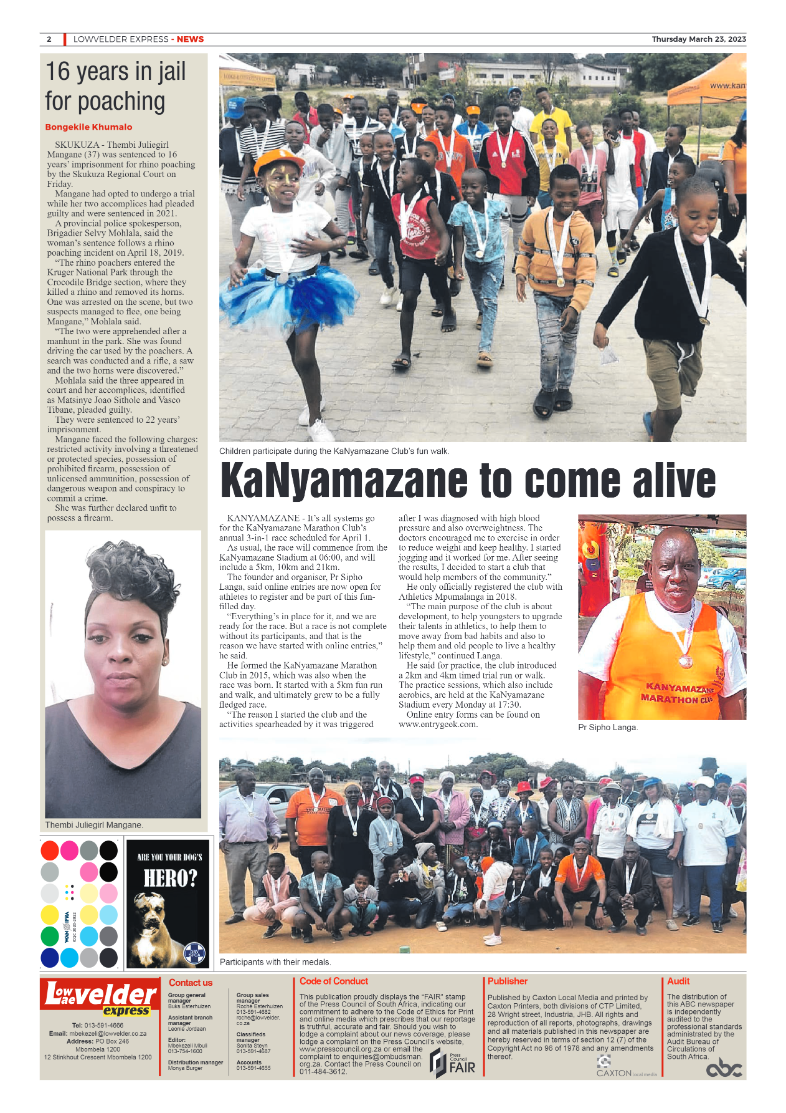 Lowvelder Express 23 March 2023 page 2