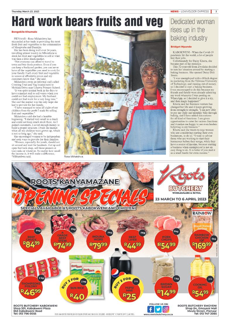 Lowvelder Express 23 March 2023 page 3