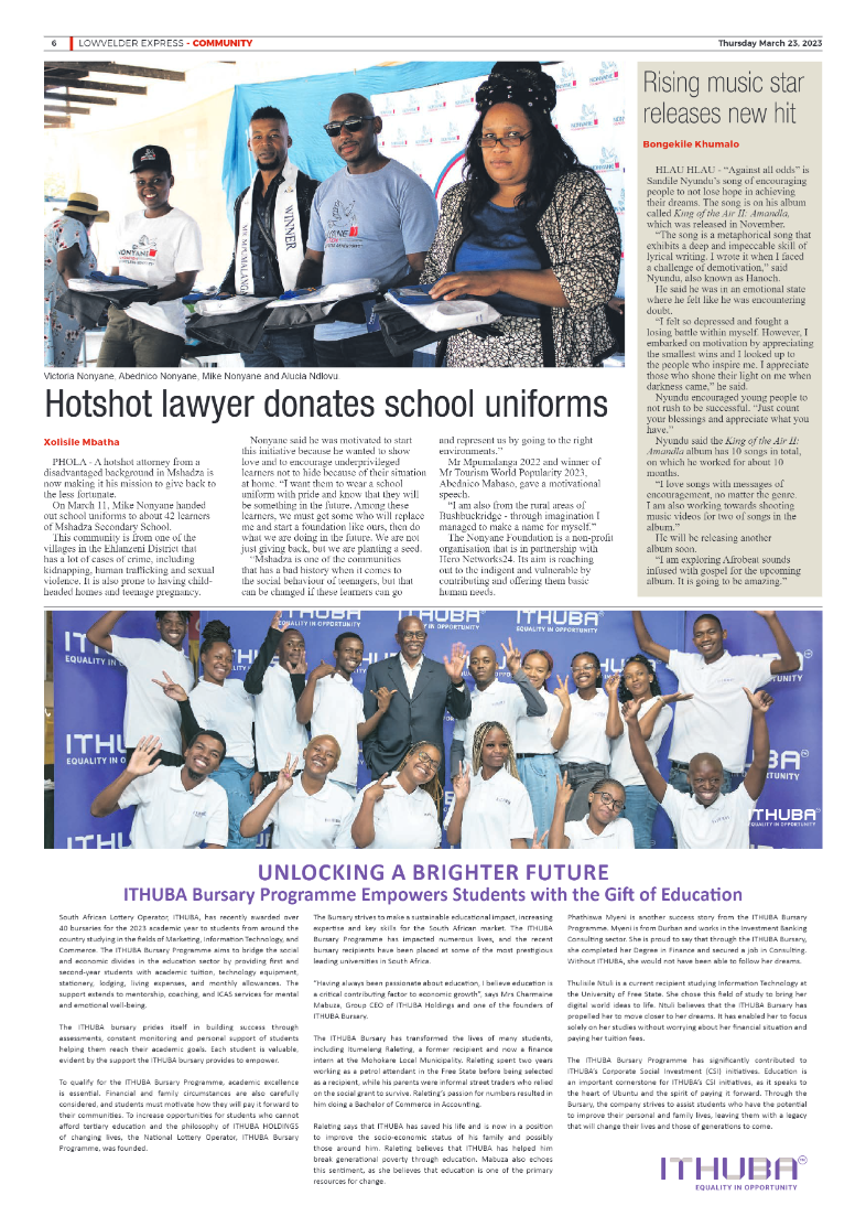 Lowvelder Express 23 March 2023 page 6