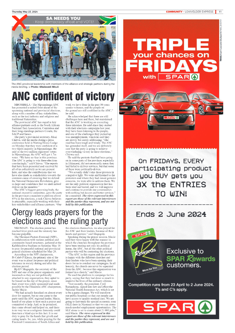 Lowvelder Express 23 May 2023 page 11