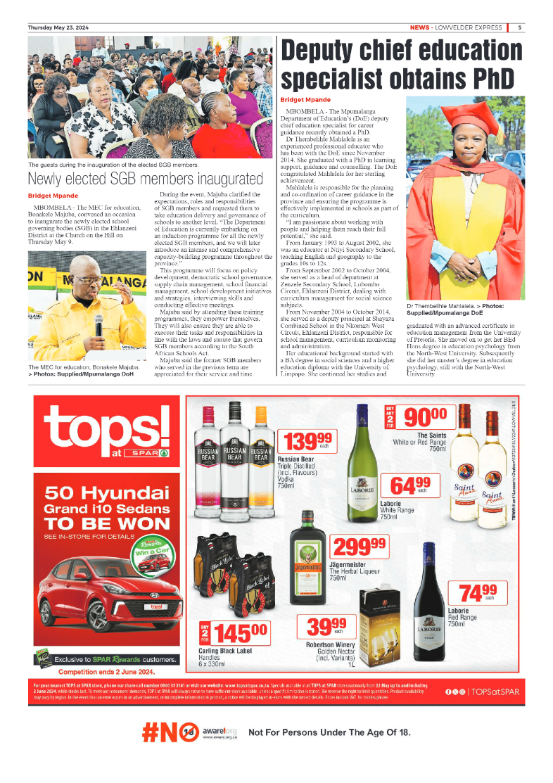 Lowvelder Express 23 May 2023 page 5