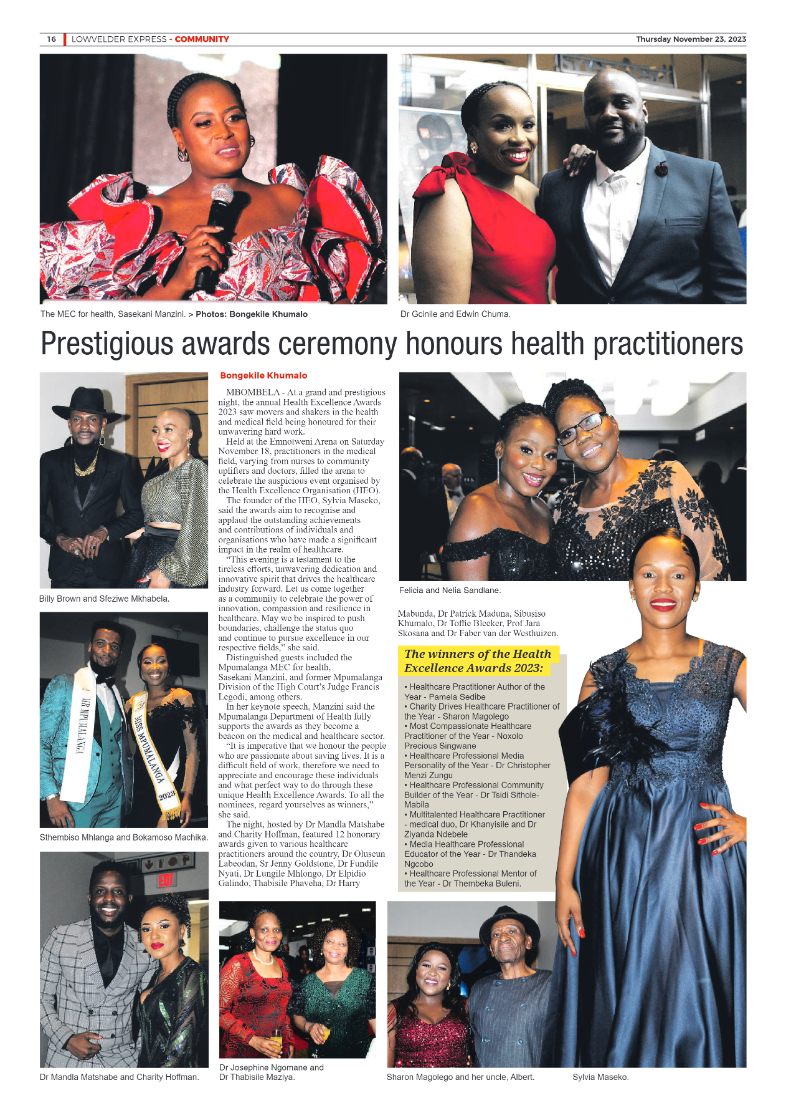 Lowvelder Express 23 November 2023 page 16