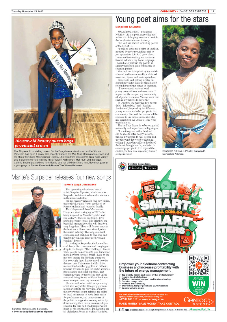 Lowvelder Express 23 November 2023 page 17