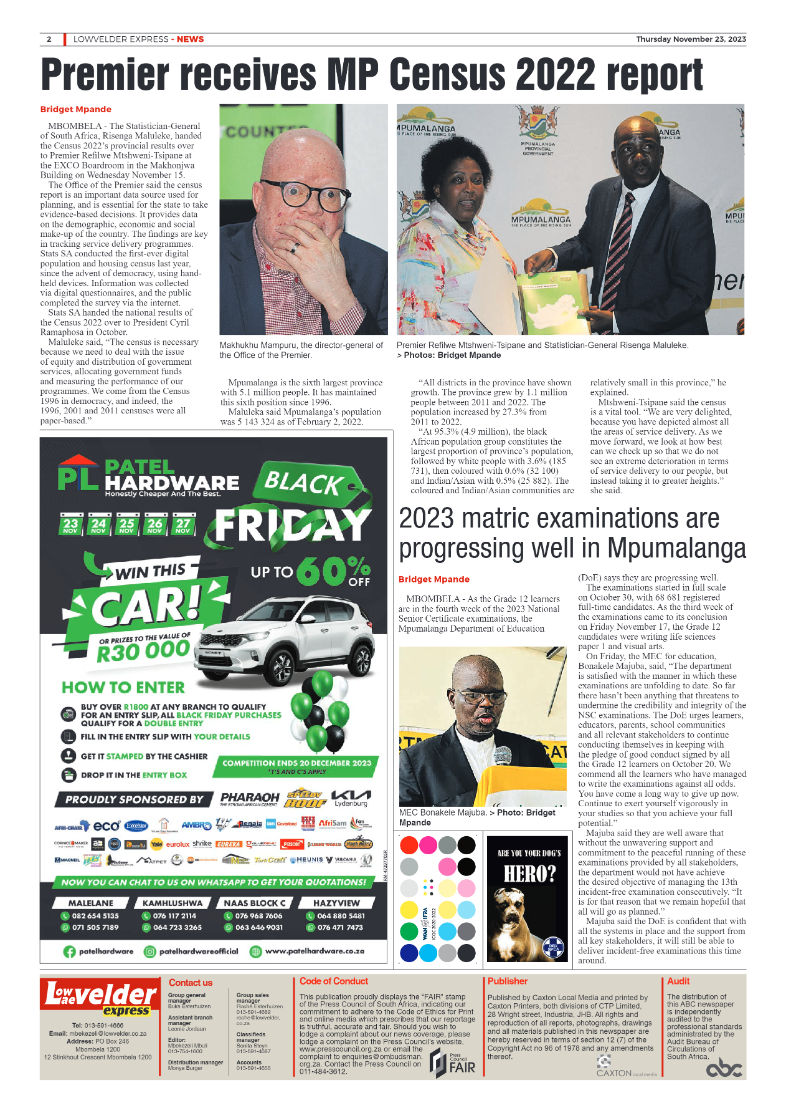 Lowvelder Express 23 November 2023 page 2