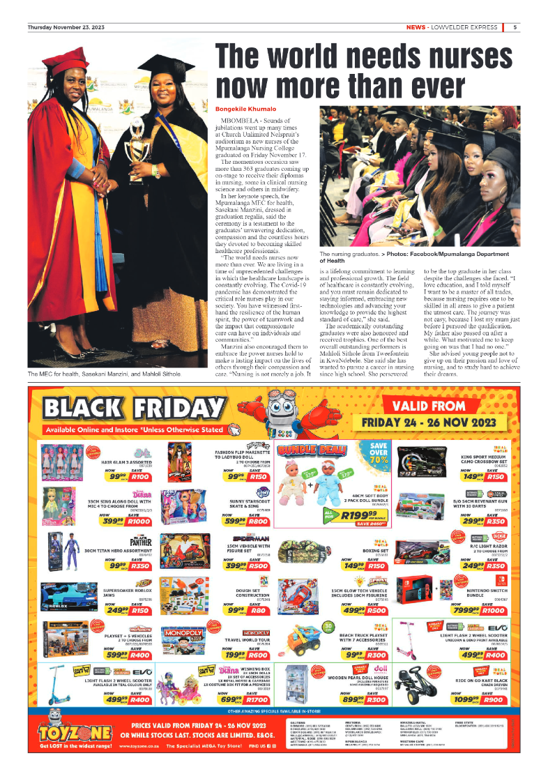 Lowvelder Express 23 November 2023 page 5