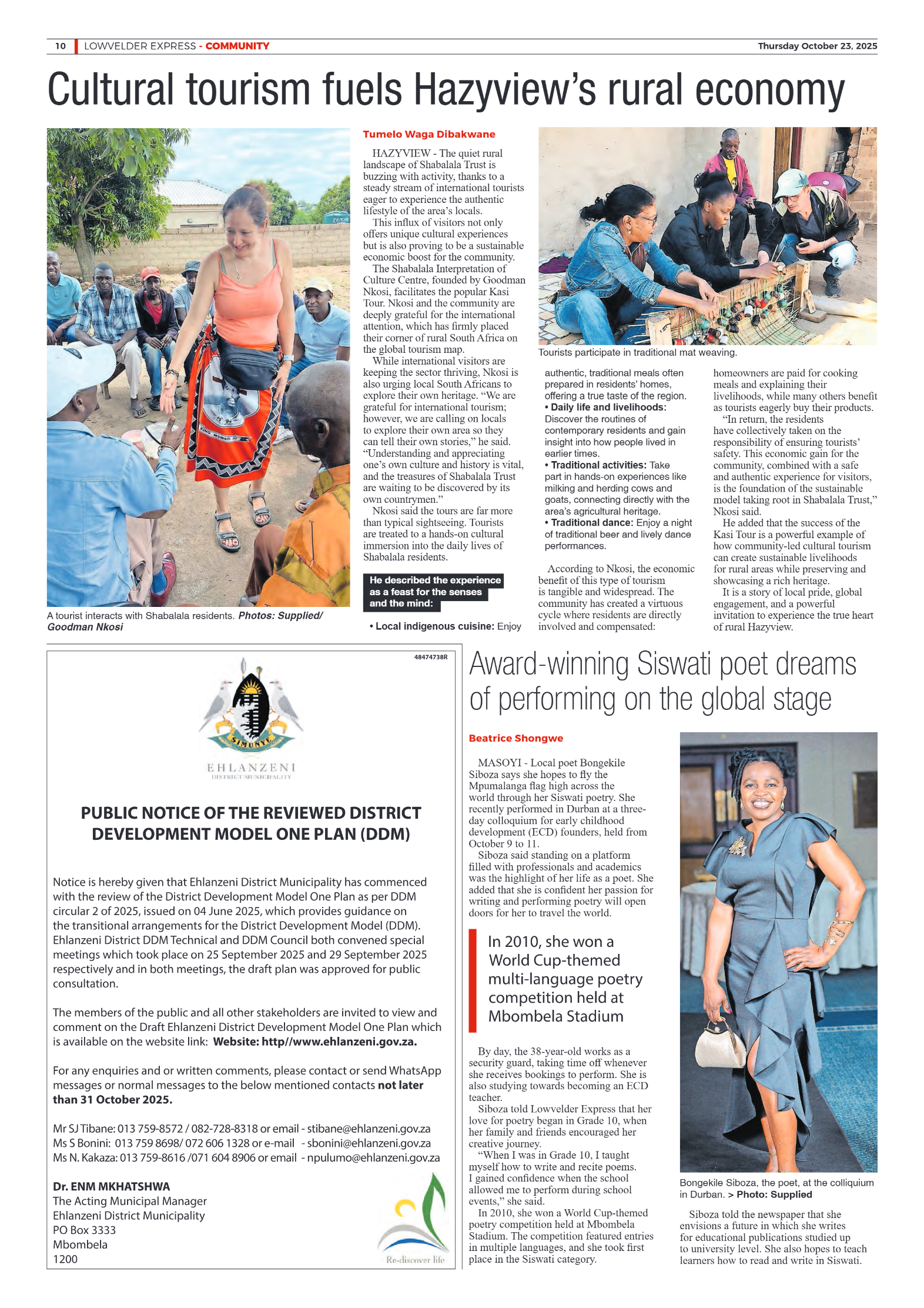 Lowvelder Express 23 October 2025 page 10