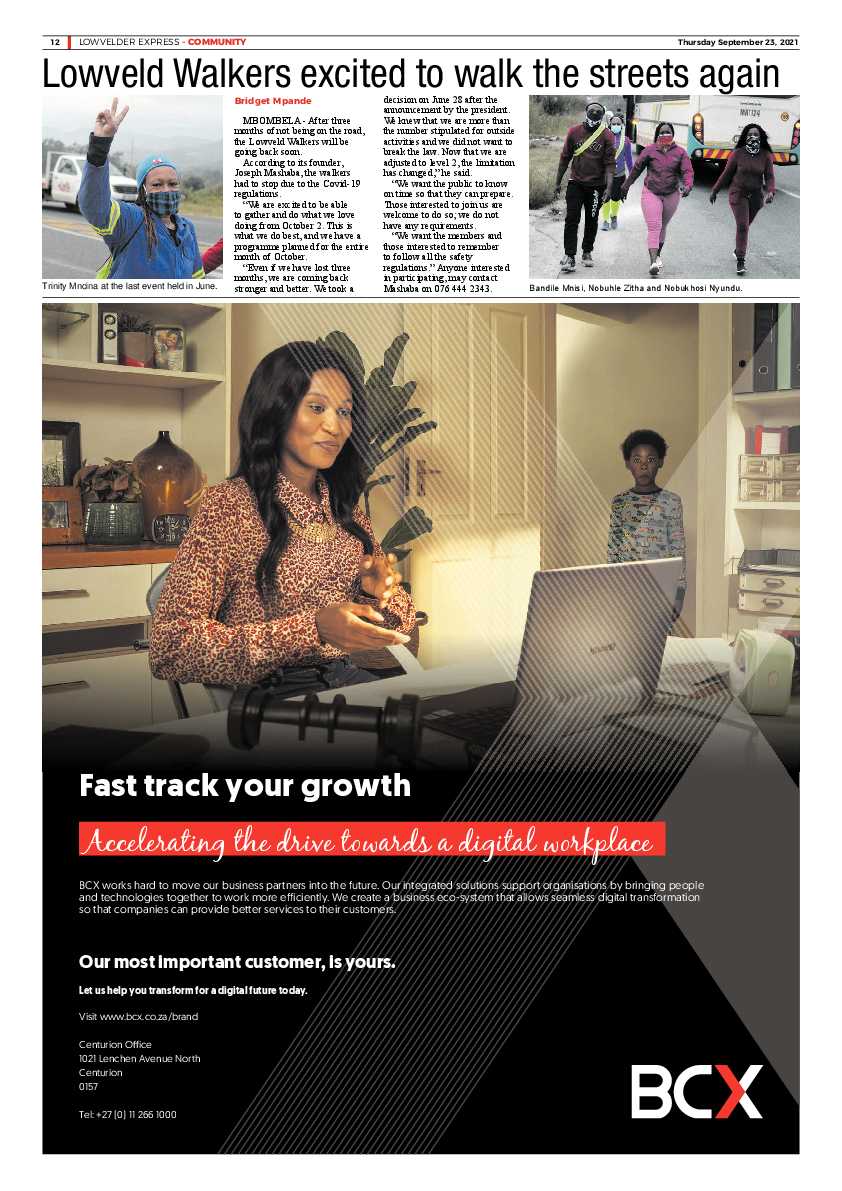Lowvelder Express 23 September 2021 page 12