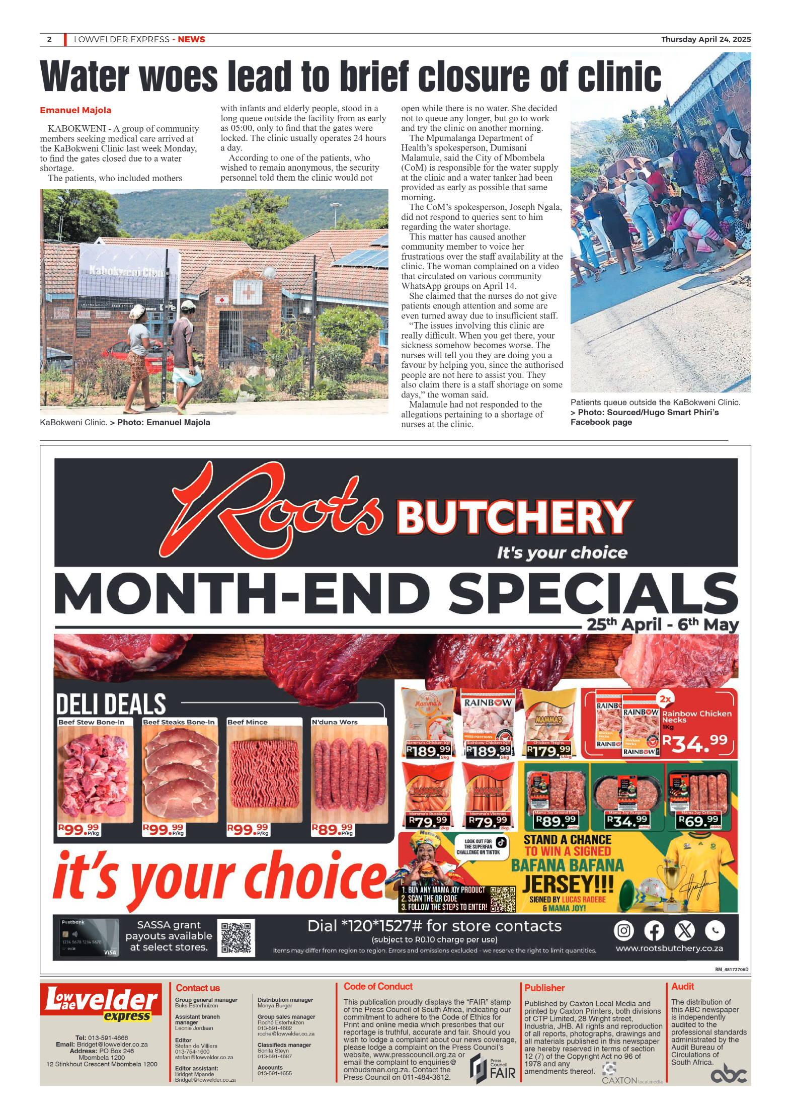 Lowvelder Express 24 April 2025 page 2