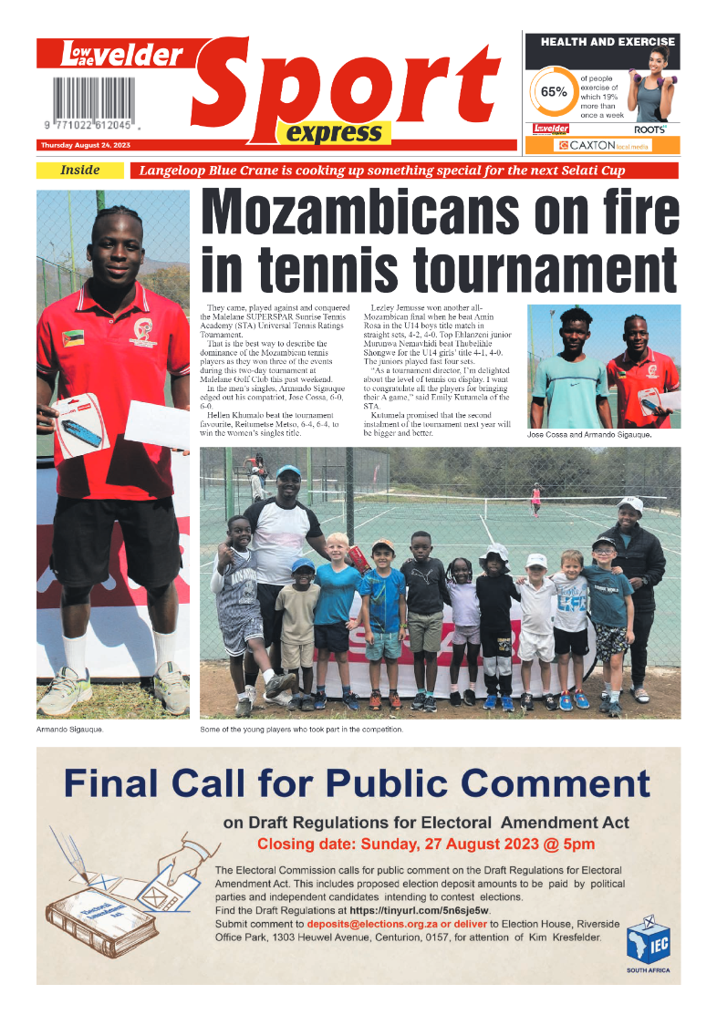 Lowvelder Express 24 August 2023 page 12
