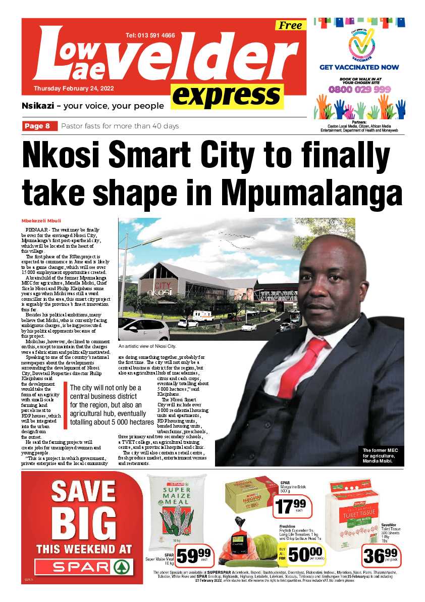 Lowvelder Express 24 February 2022 page 1