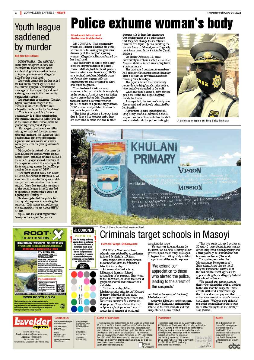 Lowvelder Express 24 February 2022 page 2