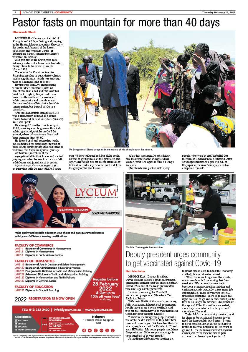 Lowvelder Express 24 February 2022 page 7