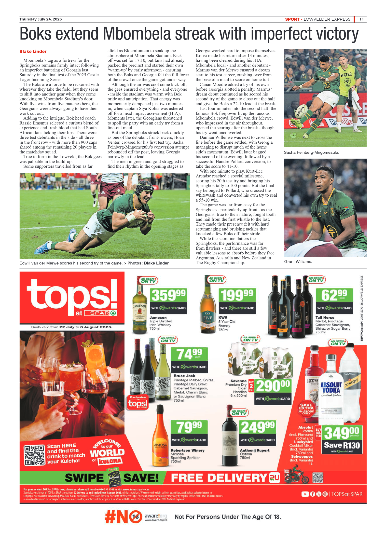 Lowvelder Express 24 July 2025 page 11