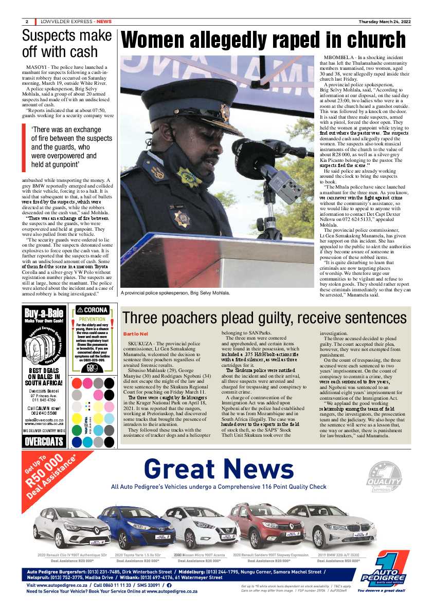Lowvelder Express 24 March 2022 page 2