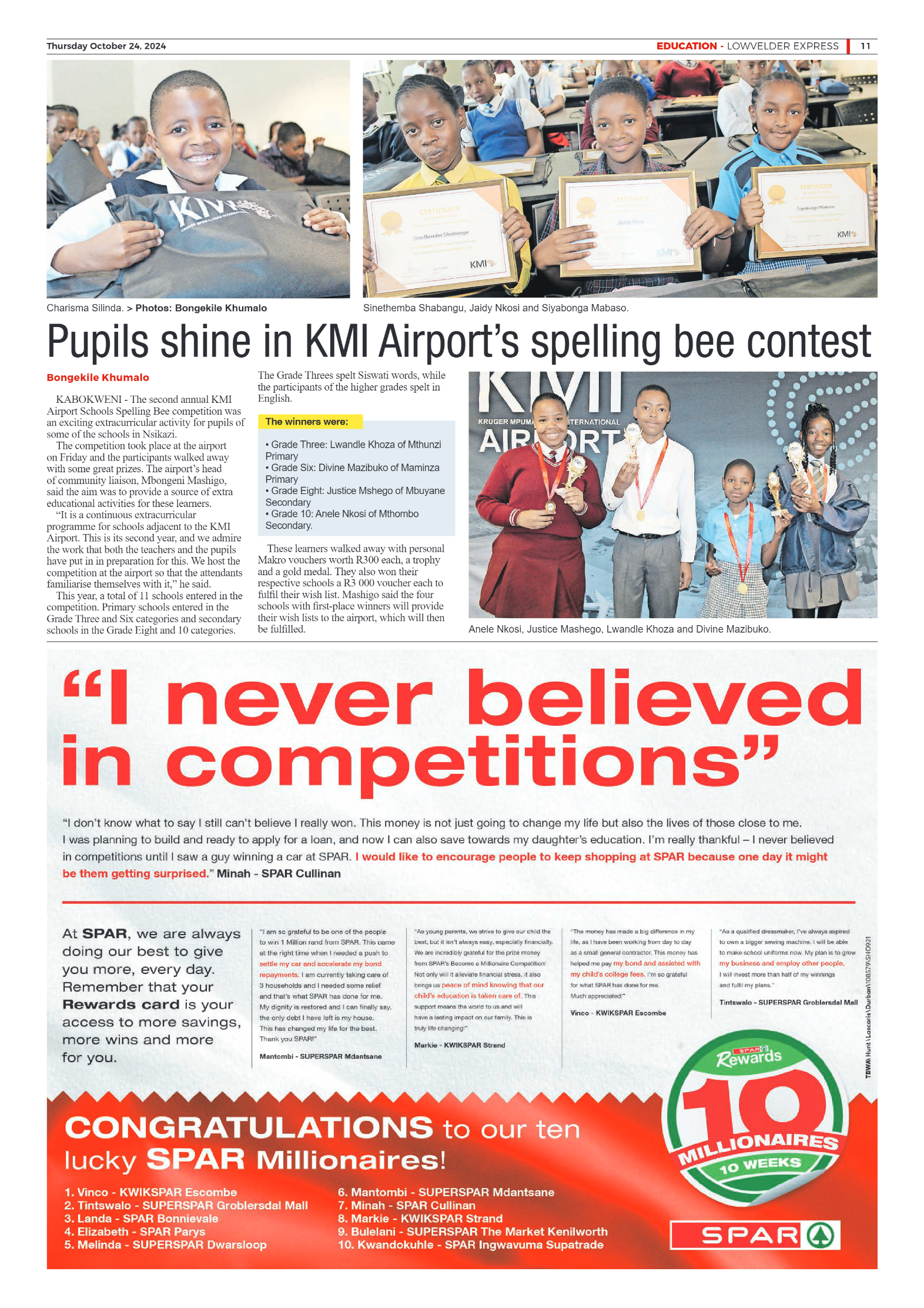 Lowvelder Express 24 October 2024 page 11
