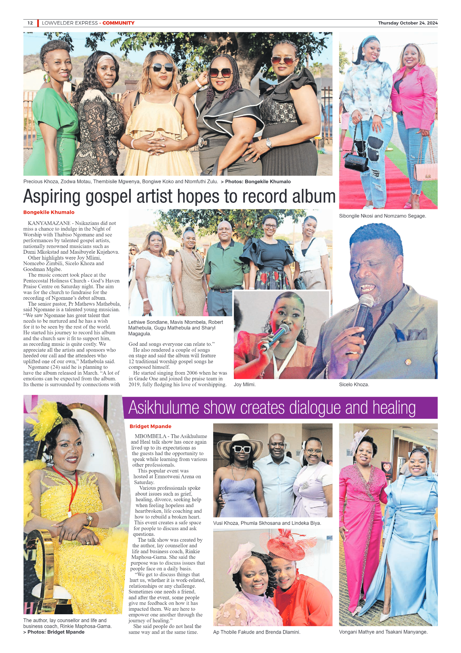 Lowvelder Express 24 October 2024 page 12