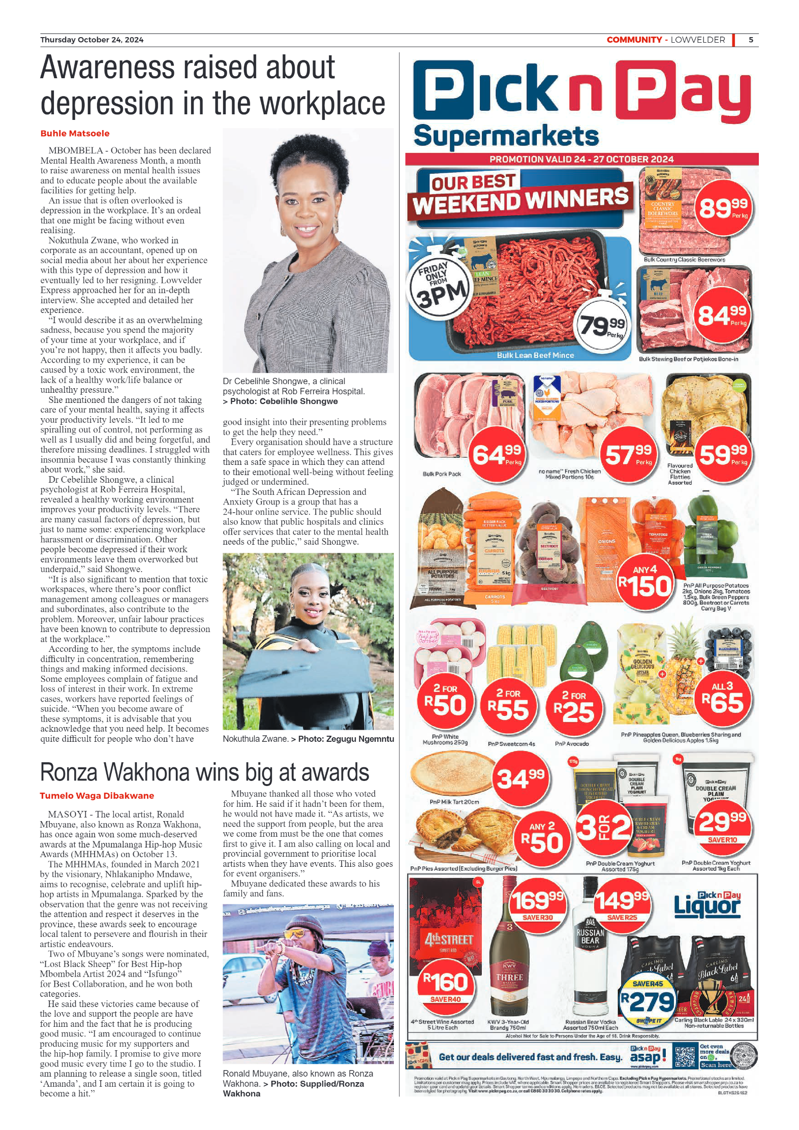 Lowvelder Express 24 October 2024 page 5