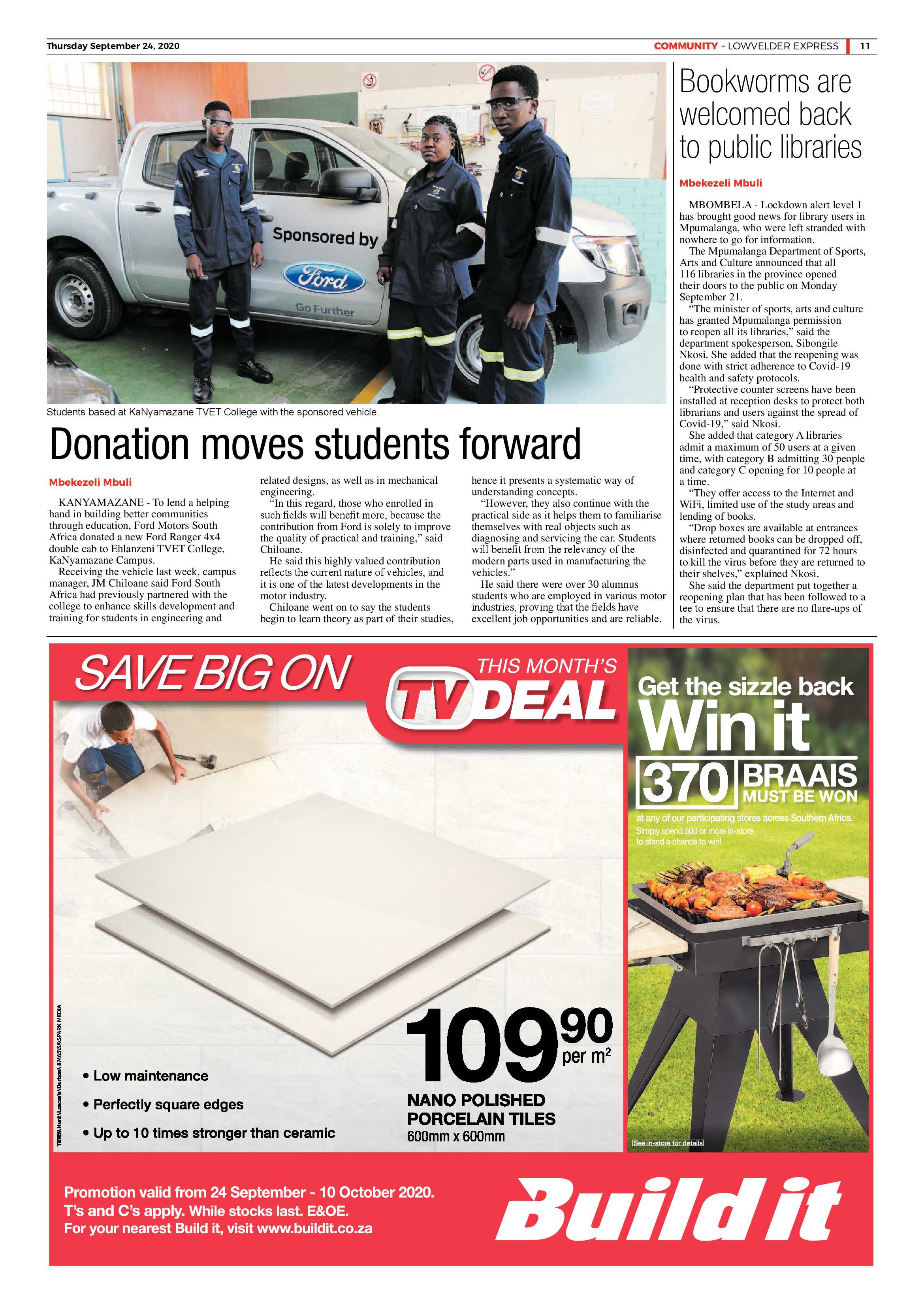 Lowvelder Express 24 September 2020 page 11