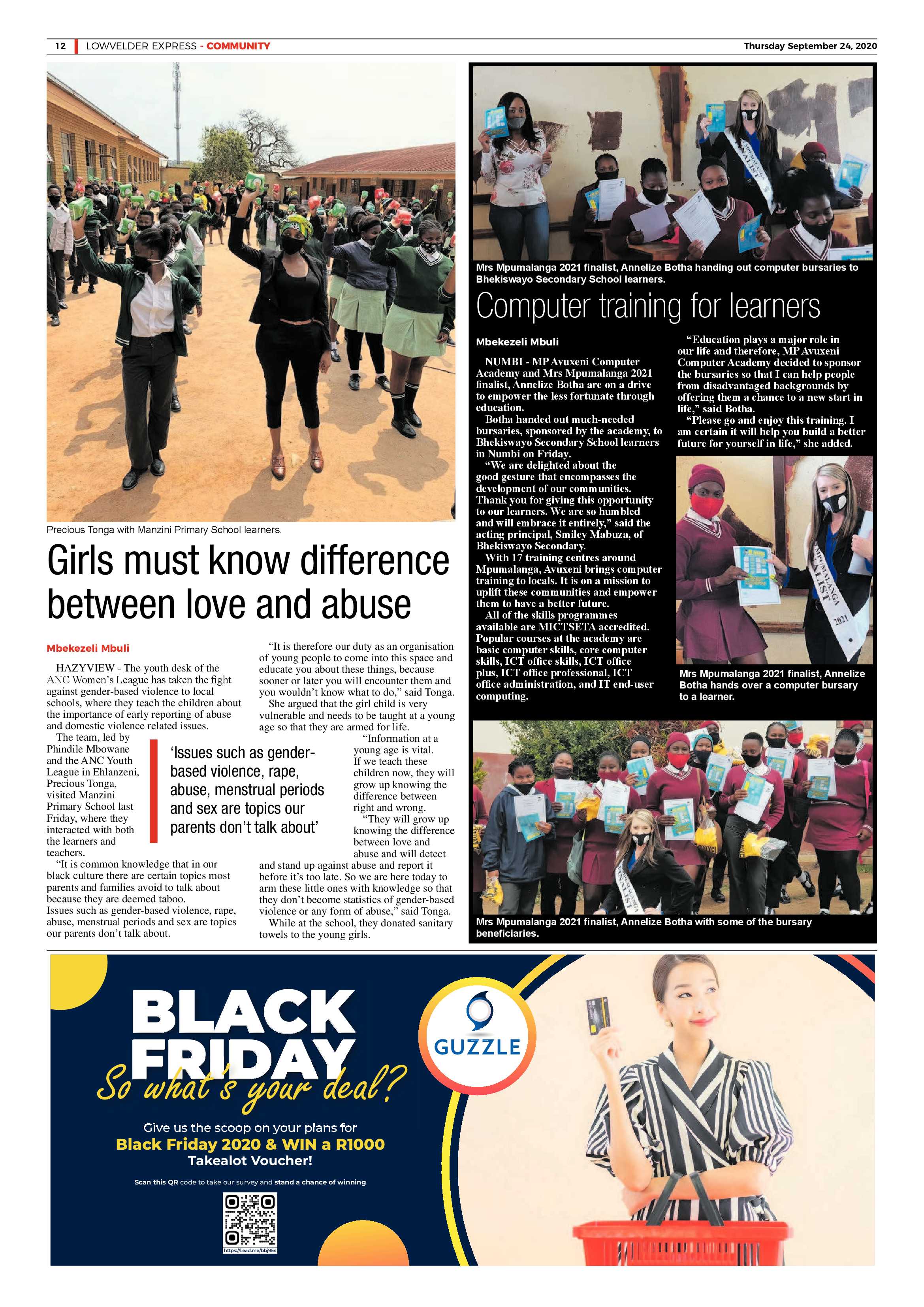 Lowvelder Express 24 September 2020 page 12
