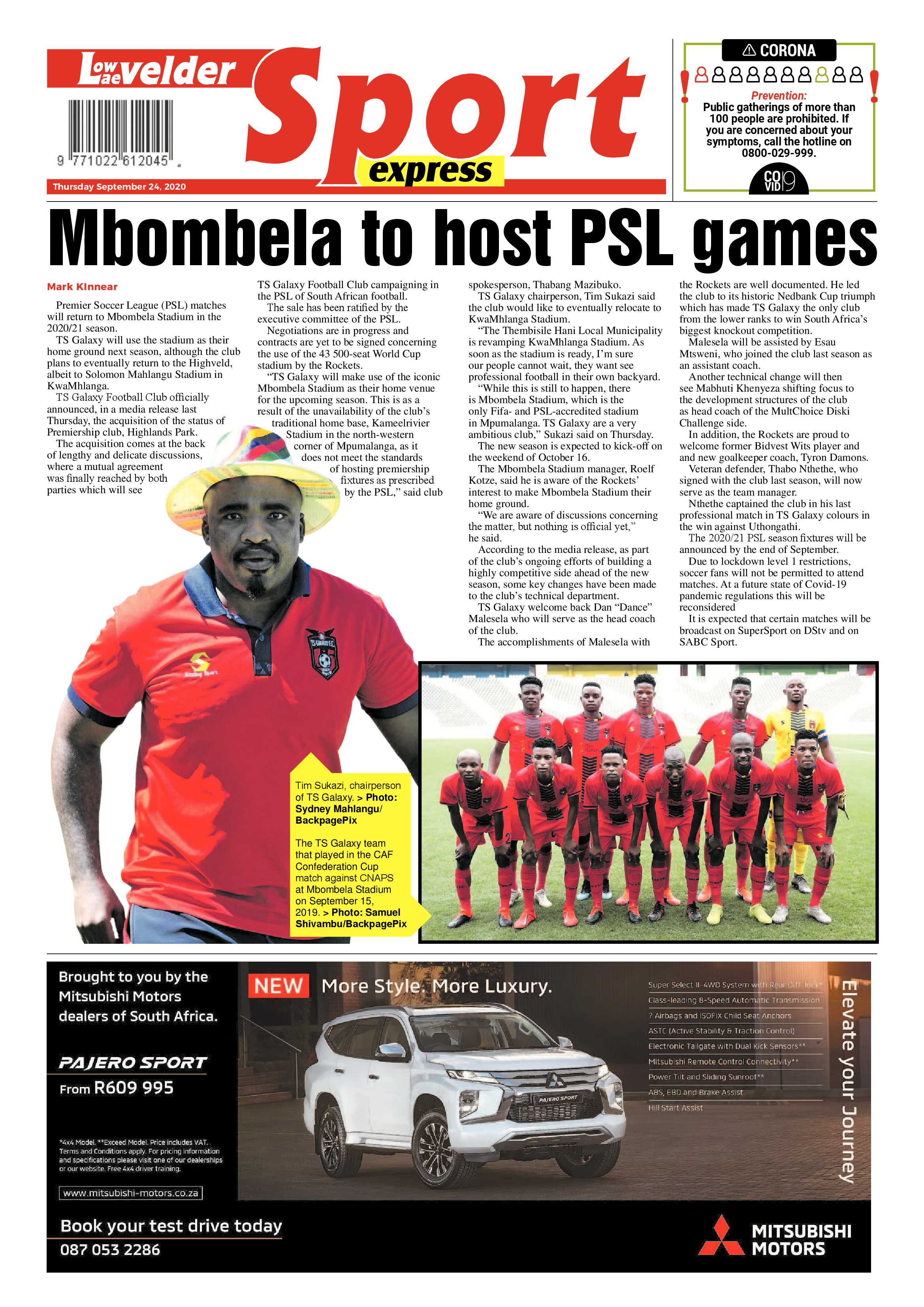 Lowvelder Express 24 September 2020 page 16