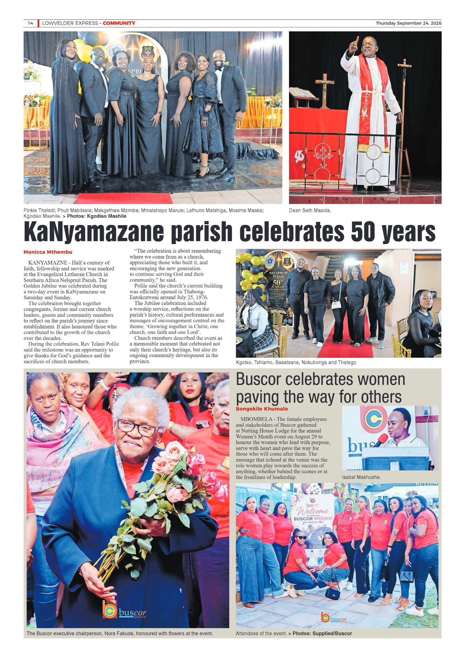 Lowvelder Express 24 September 2026 page 14