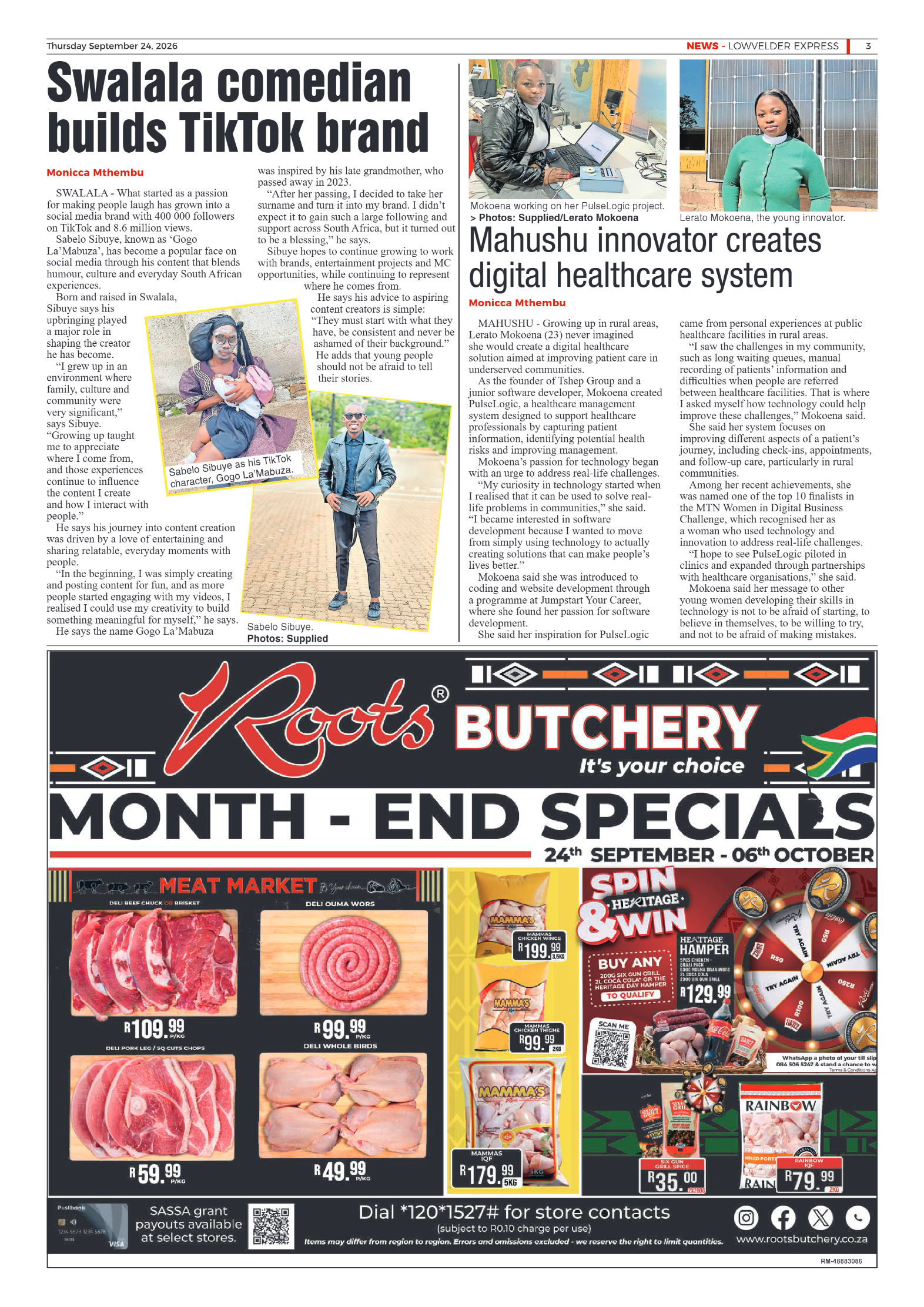 Lowvelder Express 24 September 2026 page 3