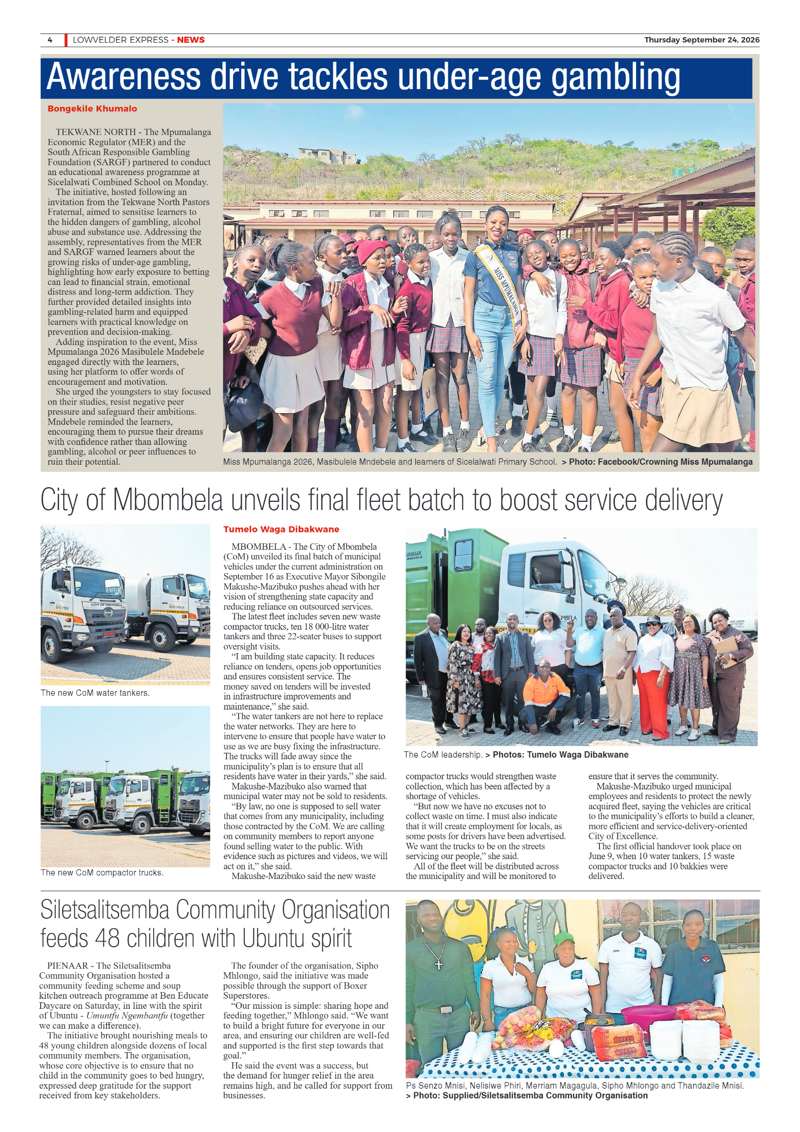 Lowvelder Express 24 September 2026 page 4