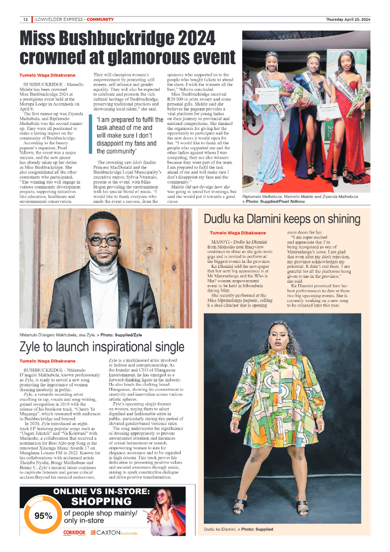 Lowvelder Express 25 April 2024 page 12