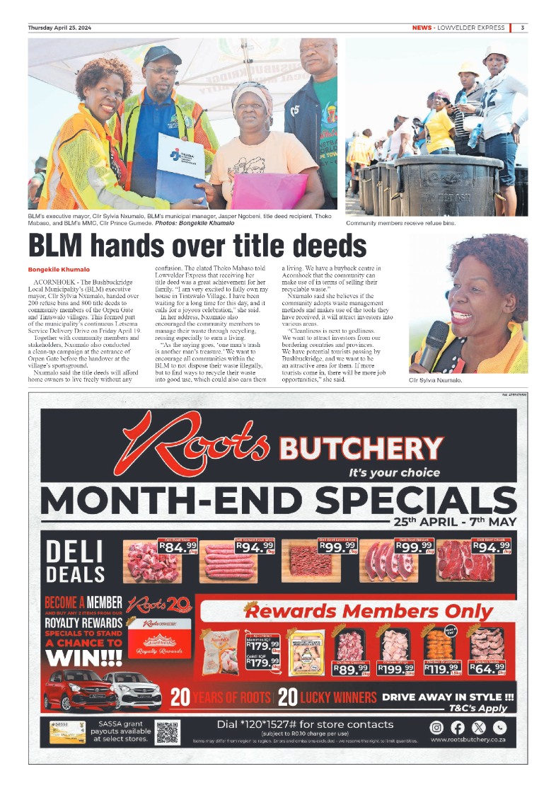 Lowvelder Express 25 April 2024 page 3