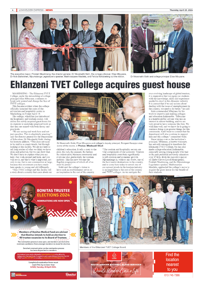 Lowvelder Express 25 April 2024 page 4