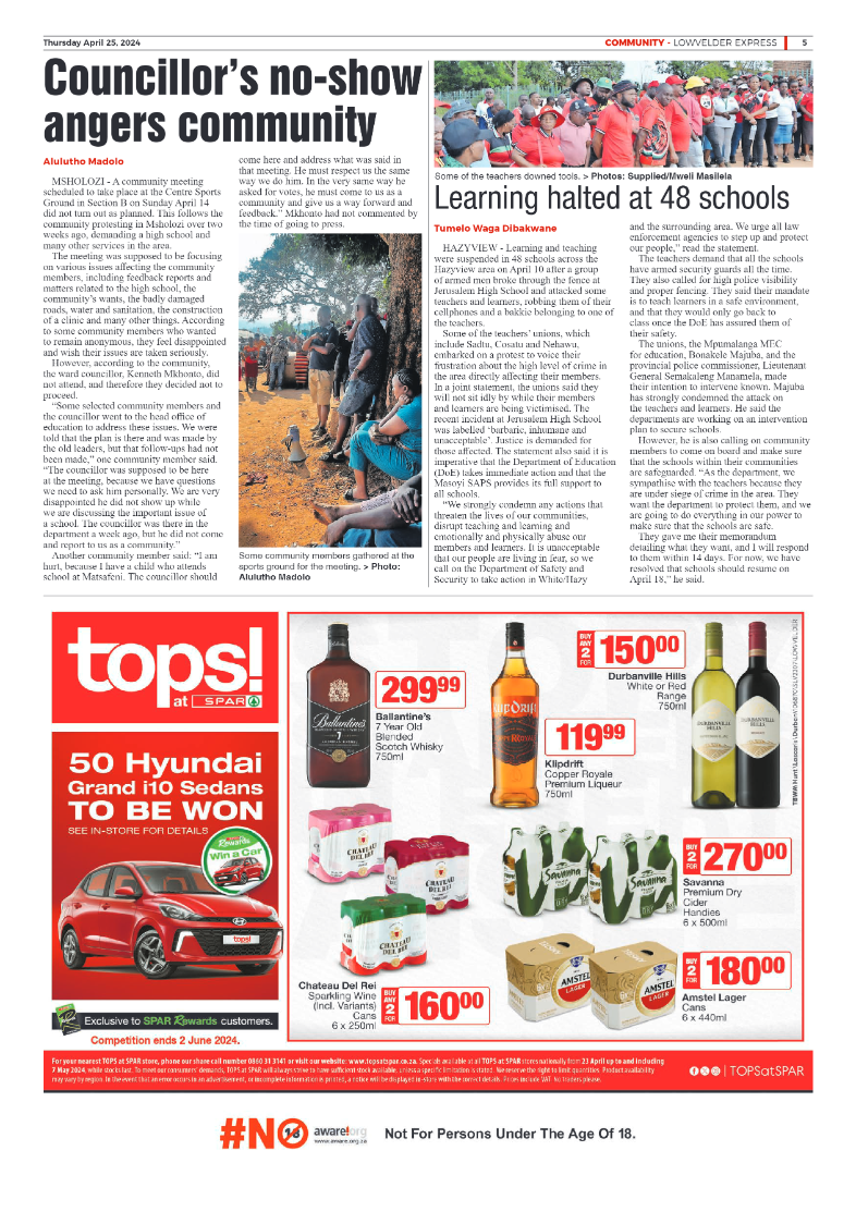 Lowvelder Express 25 April 2024 page 5