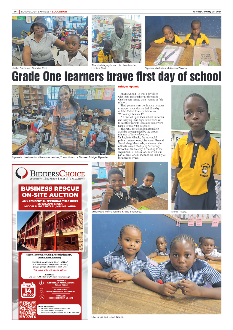 Lowvelder Express 25 January 2024 page 16