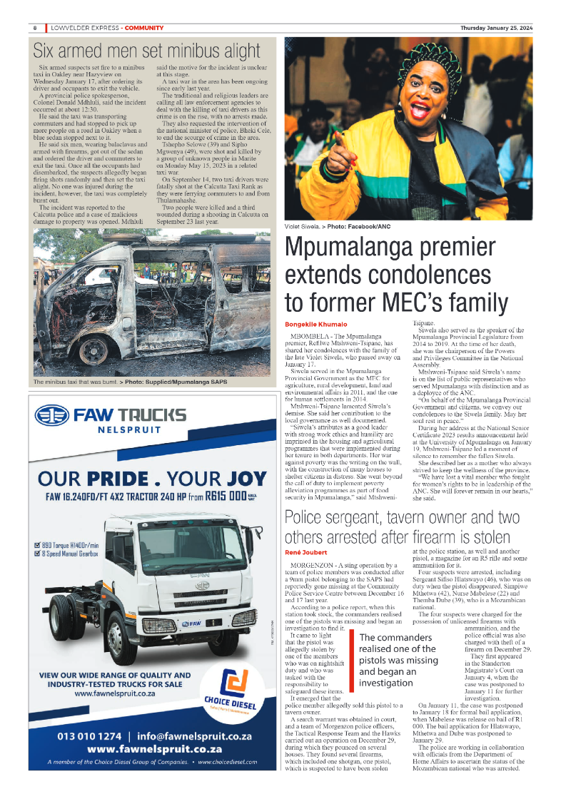 Lowvelder Express 25 January 2024 page 8