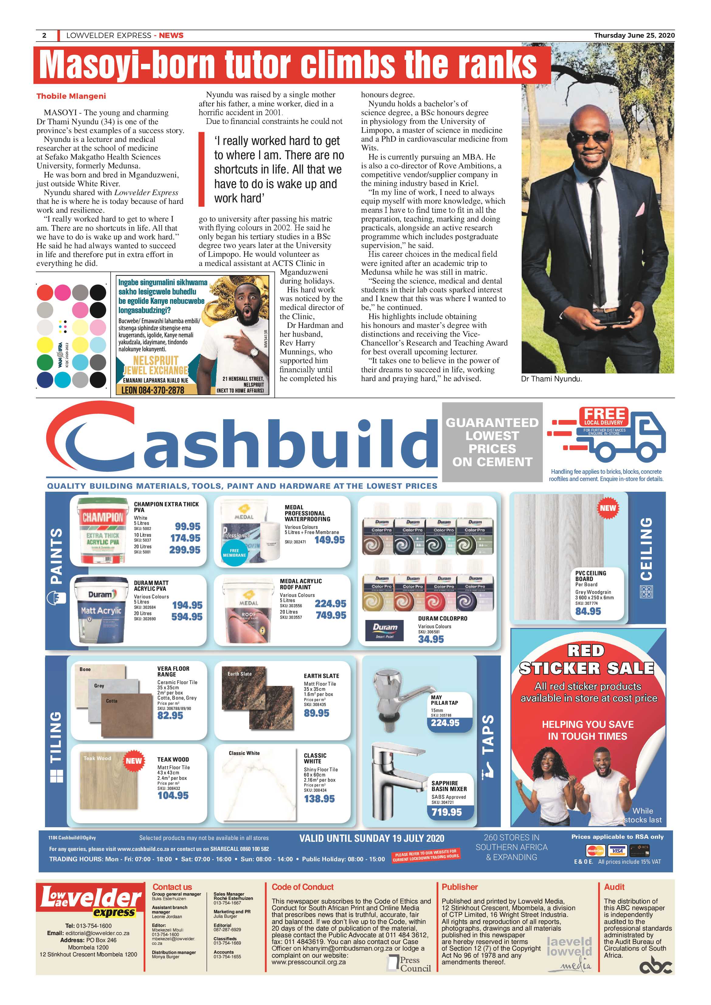 Lowvelder Express 25 June 2020 page 2