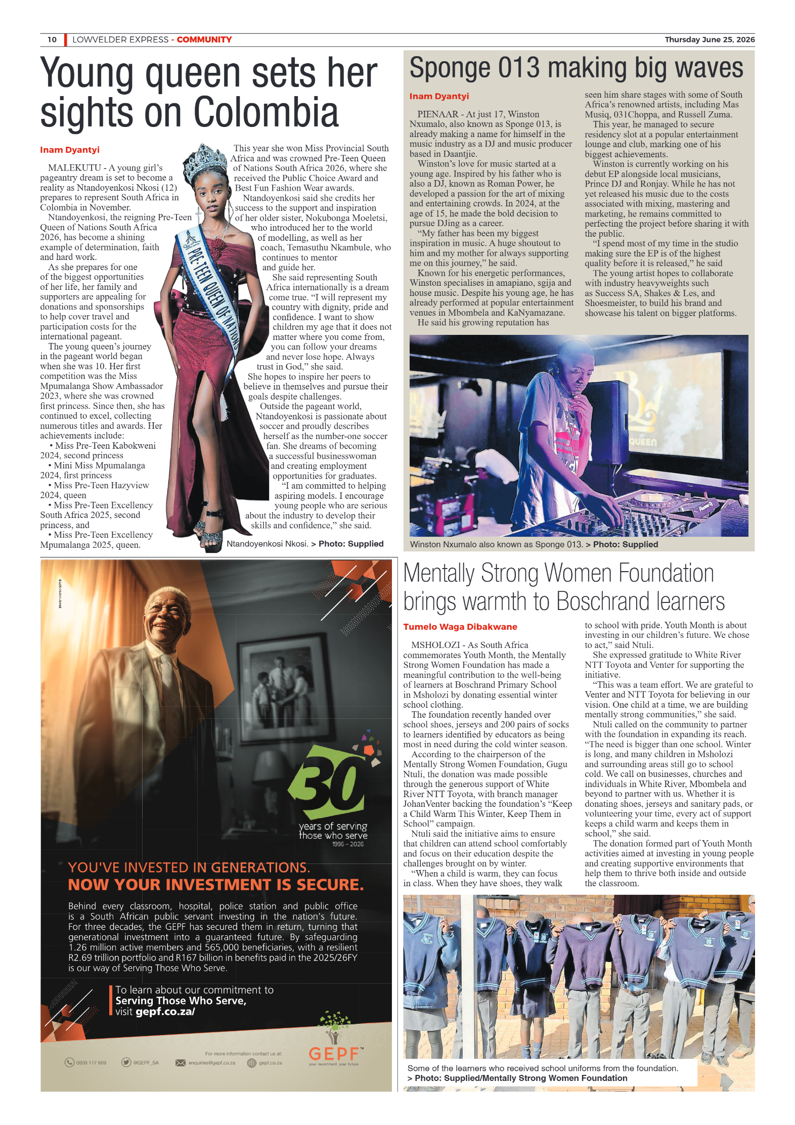 Lowvelder Express 25 June 2026 page 10