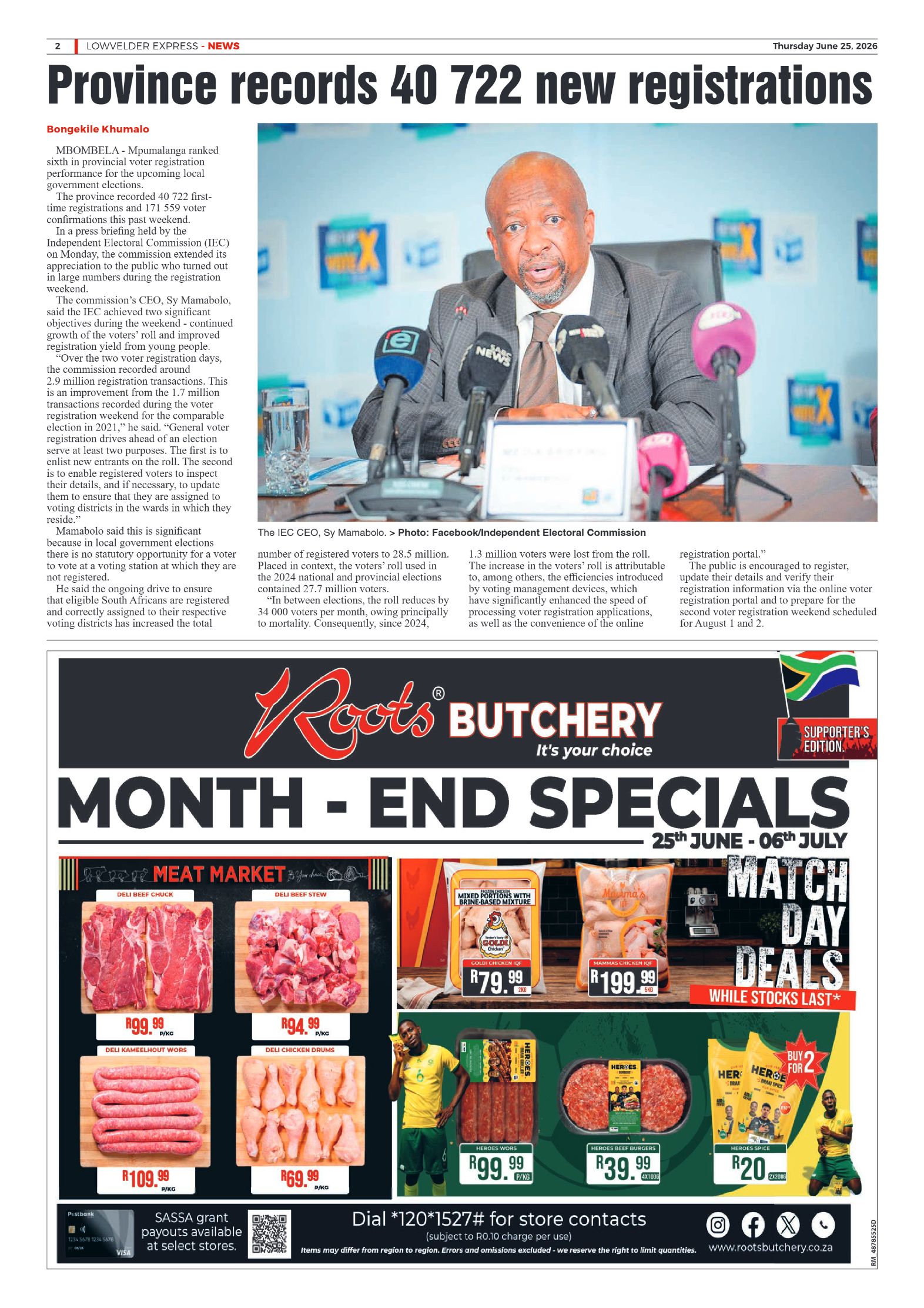 Lowvelder Express 25 June 2026 page 2