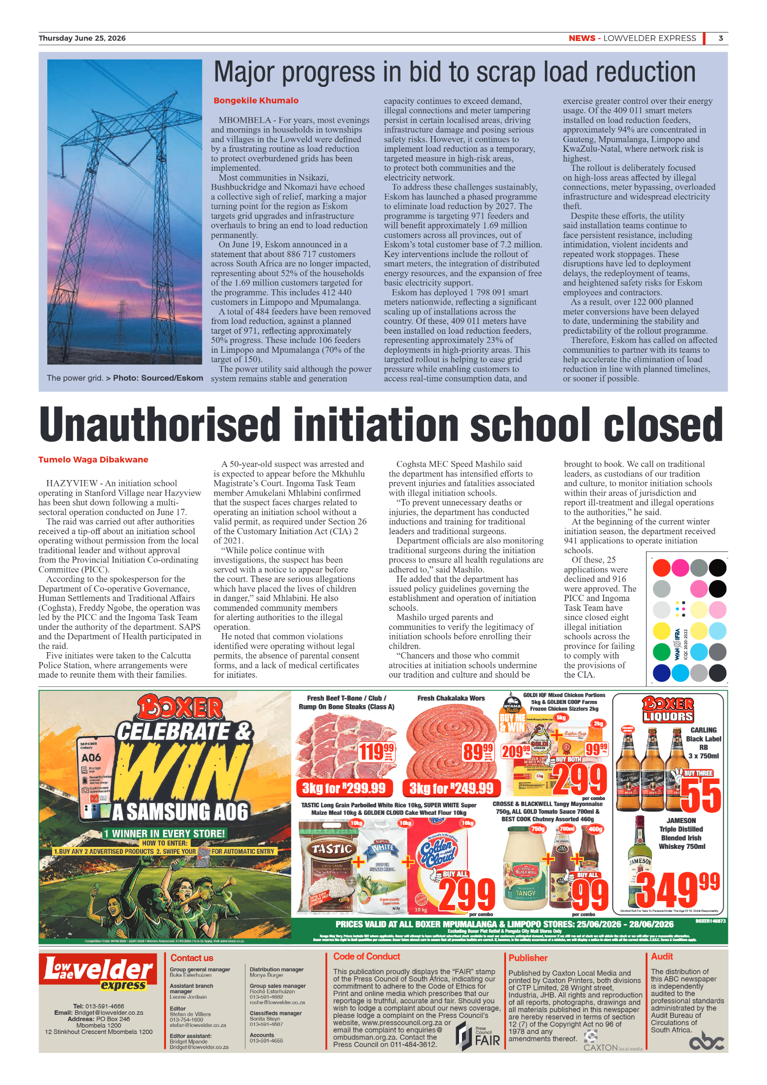 Lowvelder Express 25 June 2026 page 3