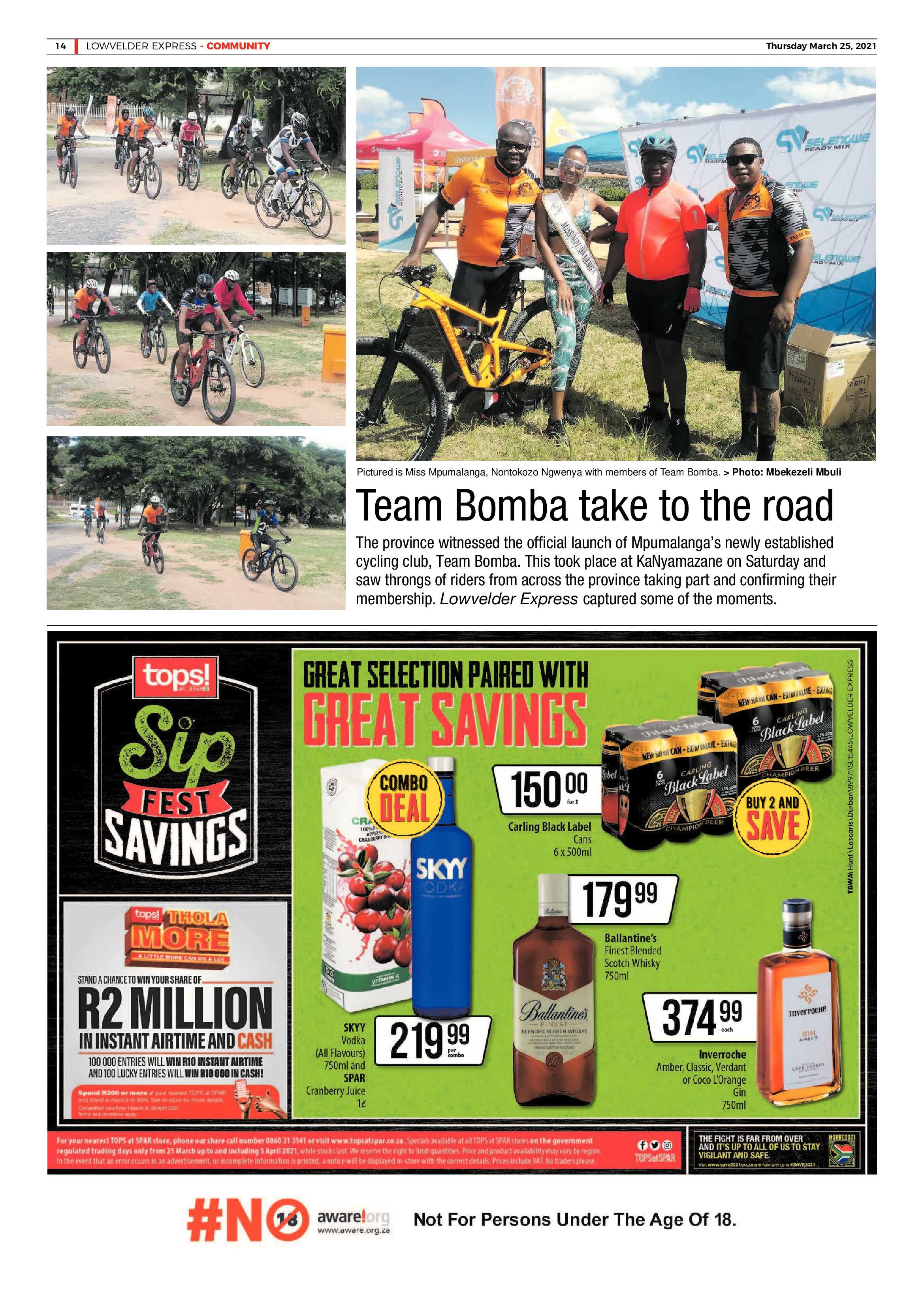 Lowvelder Express 25 March 2021 page 14